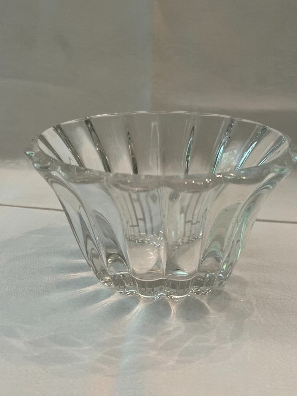 Vintage Heisey Crystolite Clear Glass Dressing Bowl